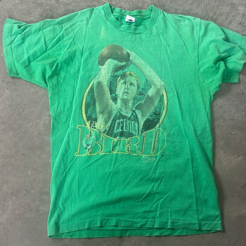 Vintage Celtics Larry Bird Tshirt XL